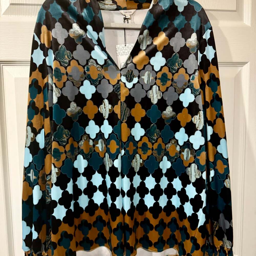 Tyler Boe Multicolor V Neck Tunic